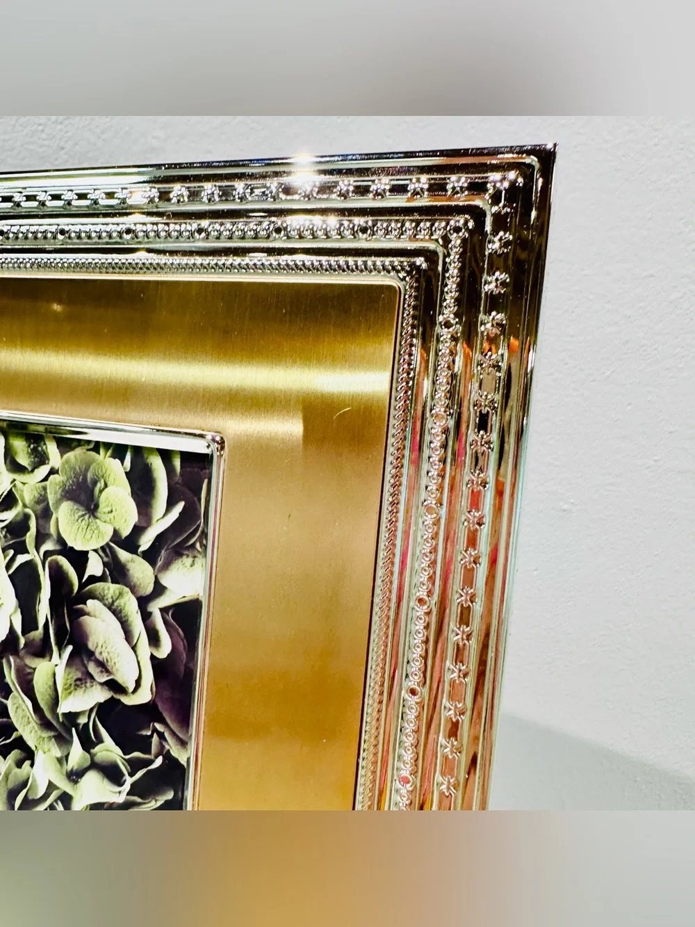 Wedgwood by Vera Wang With Love With Silver And Gold Plate Bridal Picture Frame